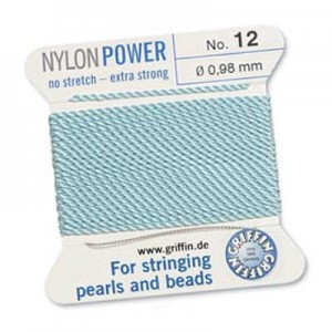 Griffin Nylon Bead Cord Turquoise 0.98mm - 2m