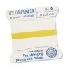 Griffin Nylon Bead Cord Yellow 0.3mm - 2m
