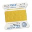 Griffin Nylon Bead Cord Yellow 0.9mm - 2m