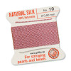 Griffin Silk Bead Cord Dk Pink 0.9mm - 2m