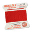 Griffin Silk Bead Cord Red 0.9mm - 2m