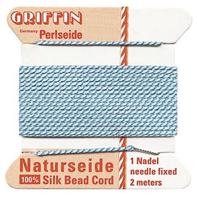 Griffin Silk Bead Cord Turquoise 0.3mm - 2m