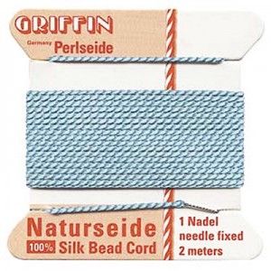 Griffin Silk Bead Cord Turquoise 0.5mm - 2m