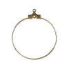 Beading Hoop 30mm W/ Hole Gold Plate-144개