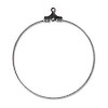 Beading Hoop 40mm W/ Hole Ant Silver Plate-144개