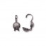 Bead Tip-round .036 Dia Ant Silver Plate-144개