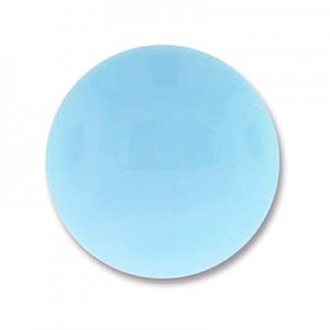 Czech Round Cabochon 24mm blue Turquoise - 6개