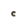 Crimp Bead Cover 3mm Ant Brass Plate-144개