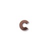 Crimp Bead Cover 4mm Ant Copper Plate-144개