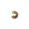 Crimp Bead Cover 4mm Star Dust Gold Plate- 144ro