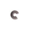 Crimp Bead Cover 5mm Ant Silver Plate-144개