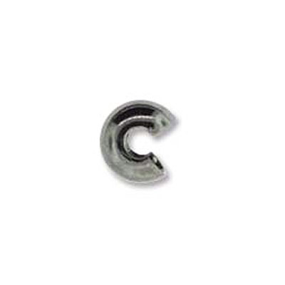 Crimp Bead Cover 5mm Black Oxide- 144개