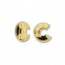 Crimp Bead Cover 6mm Gold Plate- 144개
