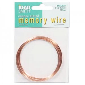 Memory Wire 2 1/2 In Copper Plate 12바퀴