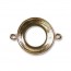 Connector 20mm 4139-2ring Gold Finish- 3개