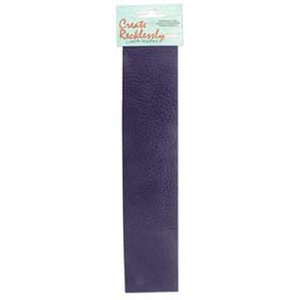Violet Leather Strip 5 X 25Cm
