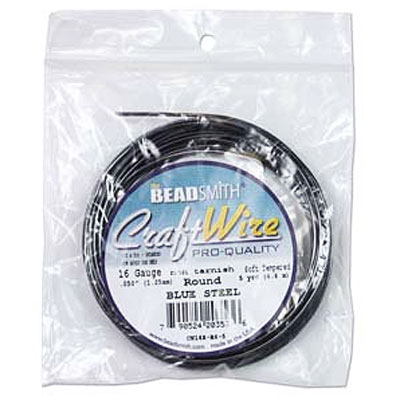 Craft Wire 16ga Blue Steel 1.29mm - 4.5m