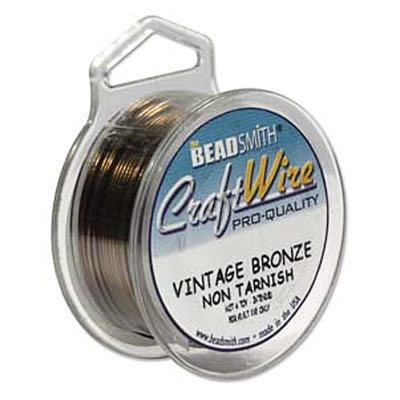 Craft Wire 16ga Vintage Bronze 1.29mm - 4.5m