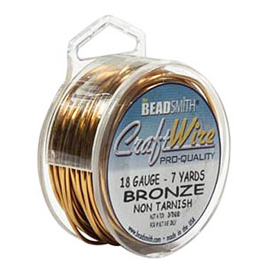 Craft Wire 18ga Bronze 1mm - 6.4m