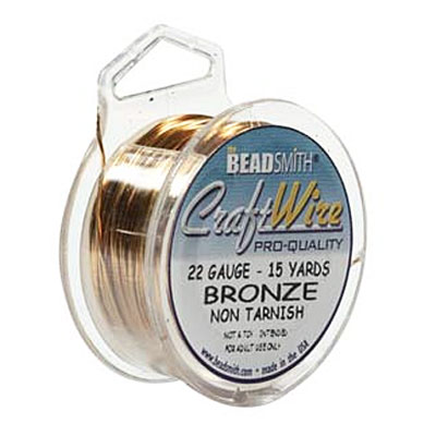 Craft Wire 22ga Bronze 0.64mm - 13.7m