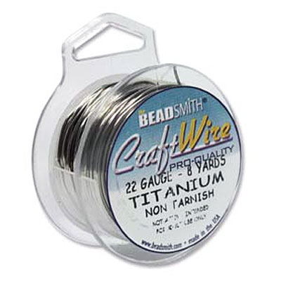 Craft Wire 22ga Titanium 0.64mm - 7.3m