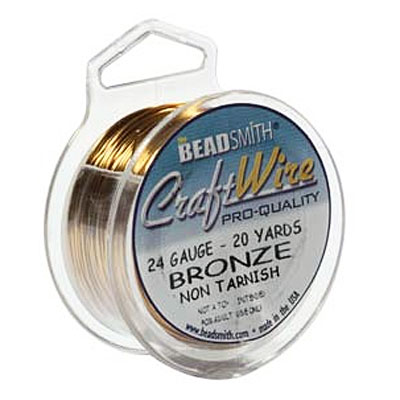 Craft Wire 24ga Bronze 0.51mm - 18.3m