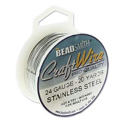 Craft Wire 24ga Stainless Steel 0.51mm - 18.3m