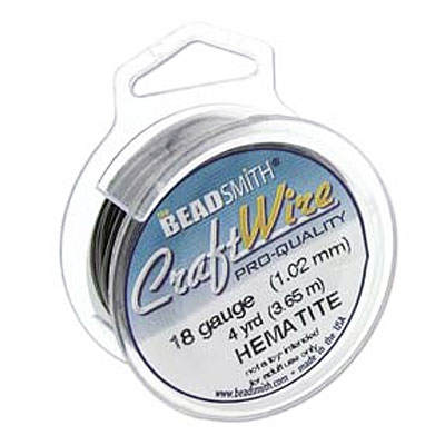 Craft Wire 26ga Hematite 0.4mm - 13.7m