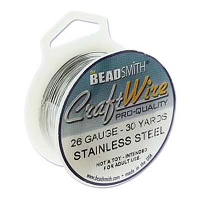 Craft Wire 26ga Stainless Steel 0.4mm - 27.4m