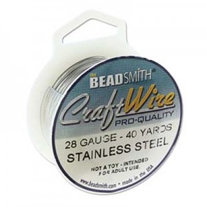 Craft Wire 28ga Stainless Steel 0.32mm - 36.5m
