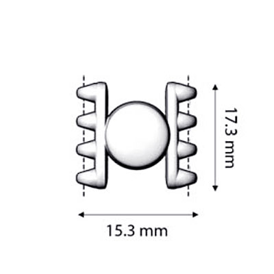 Ateni-superduo Mag Clasp - 2개