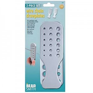 Plastic Wire Drawplate Set- 2 Paddles
