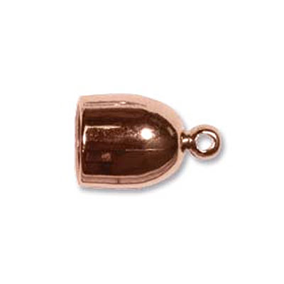 Bullet End Cap 6mm Copper Plate- 18개