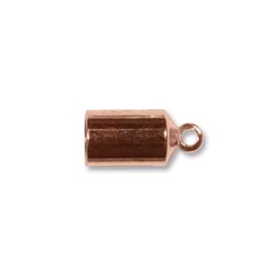 Barrel End Cap 4mm Copper Plate- 18개