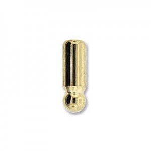 12mm Hatpin Endcap Gold Plated -36개