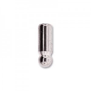 12mm Hatpin Endcap Silver Plated -36개