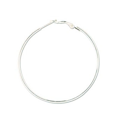 Earring Hoop 50mm Silver Plate-36개