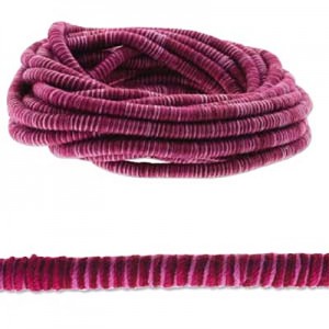 Fiber Wrapped Cord 5mm Dark Purple - 5m