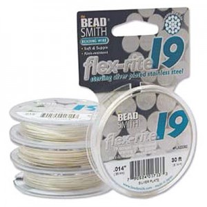 Flexrite 19 Strand Silver Plated 0.35mm - 9.1m