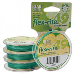 Flexrite 49 Strand Green 0.35mm - 9.1m