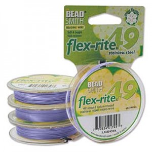 Flexrite 49 Strand Lavender 0.35mm - 9.1m