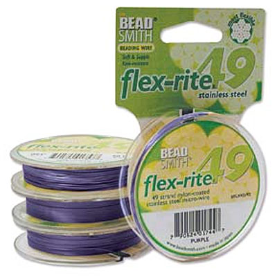 Flexrite 49 Strand Purple 0.45mm - 9.1m