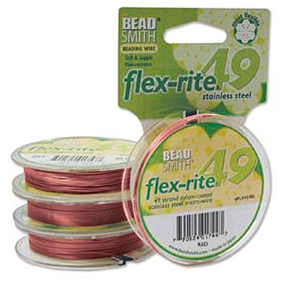 Flexrite 49 Strand Red 0.45mm - 9.1m