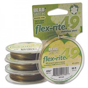 Flexrite 49 Strand Bronze 0.6mm - 9.1m