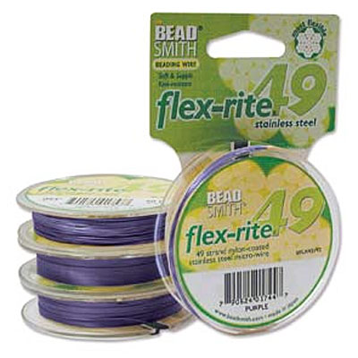 Flexrite 49 Strand Purple 0.6mm - 9.1m