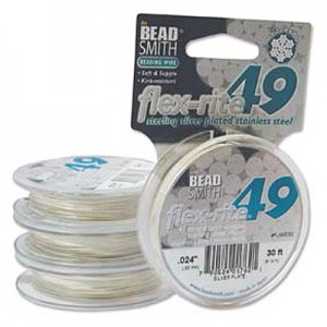 Flexrite 49 Strand Silver Plated 0.6mm - 9.1m