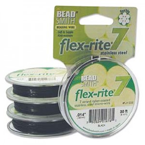 Flexrite 7 Strand Black 0.35mm - 9.1m
