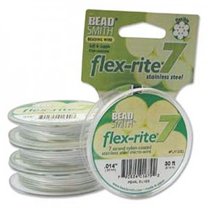 Flexrite 7 Strand Pearl Silver 0.35mm - 30m