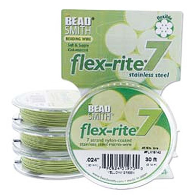 Flexrite 7 Strand Yellow/green 0.45mm - 9.1m