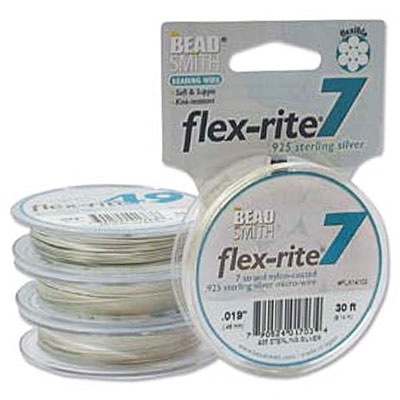 Flexrite 7 Strand 92.5% Silver 0.45mm - 9.1m